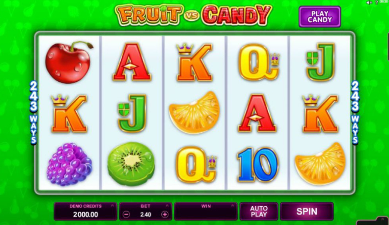 Fruit vs Candy Slots 1